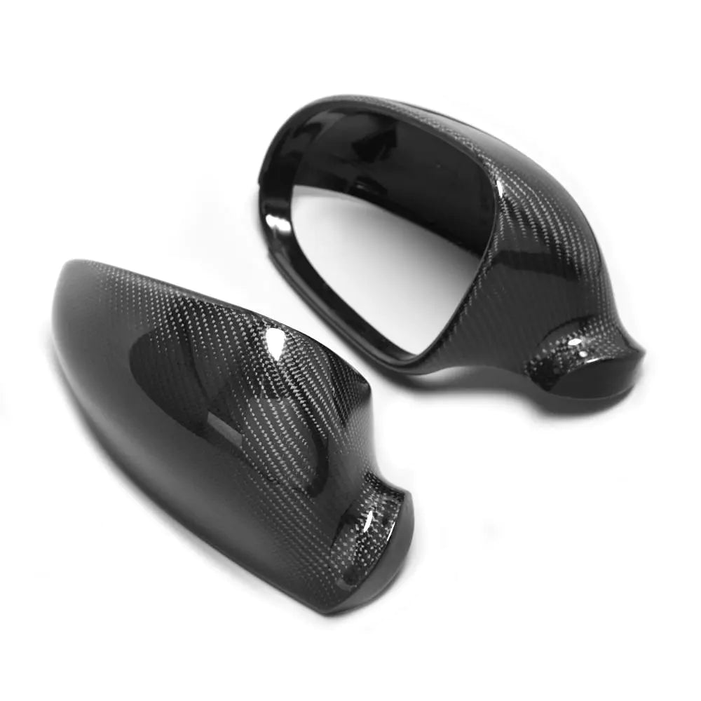 Replacement Carbon Fiber Rear View Mirror Caps for VW Golf V GTI MK5 R32
