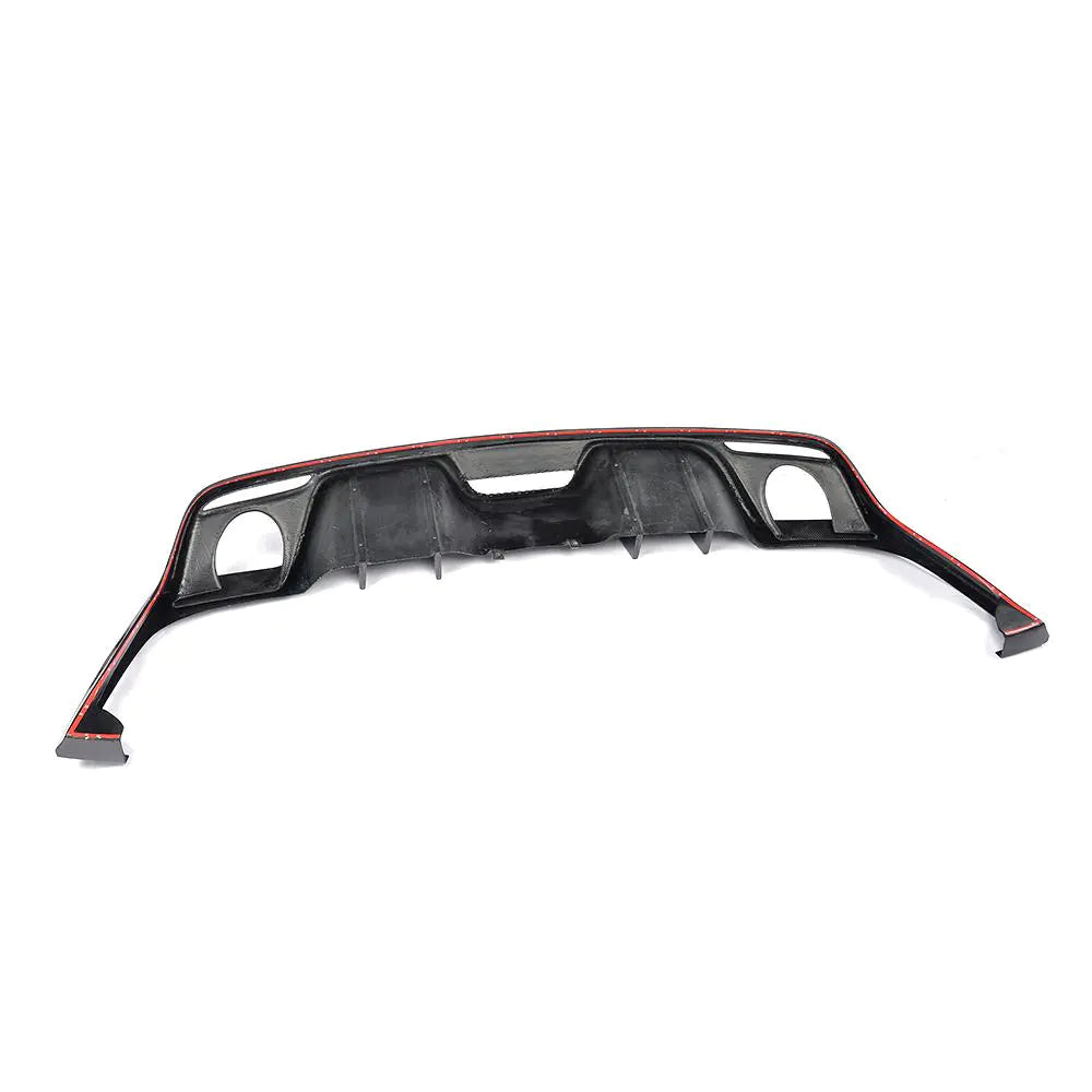 Carbon Fiber Rear Bumper Diffuser for Ford Mustang GT Coupe 2-Door 2015-2017
