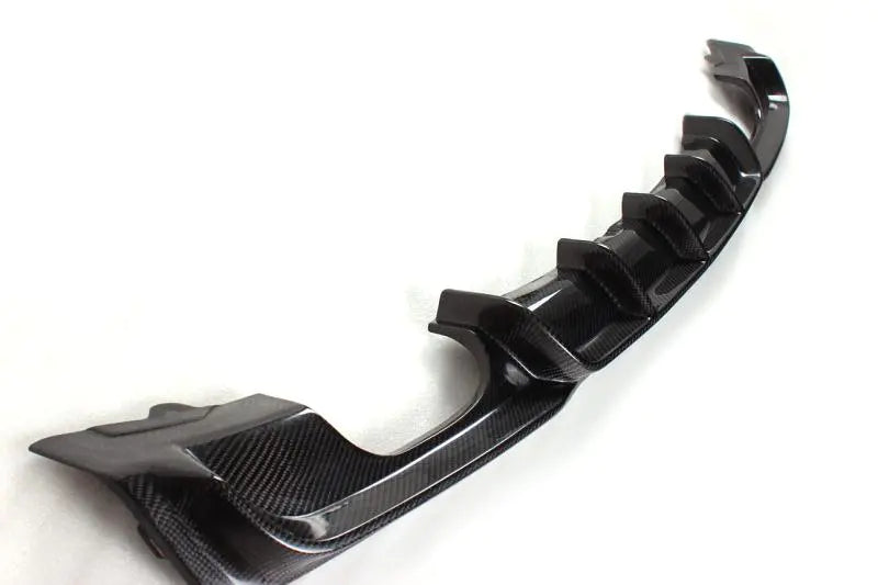 Carbon Fiber Car Styling Rear Bumper Guard Diffuser Lip Spoiler for BMW F30 M Sport 2012 - 2017 Dual Exhaust Two Outlets