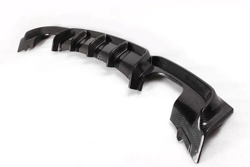 Carbon Fiber Car Styling Rear Bumper Guard Diffuser Lip Spoiler for BMW F30 M Sport 2012 - 2017 Dual Exhaust Two Outlets