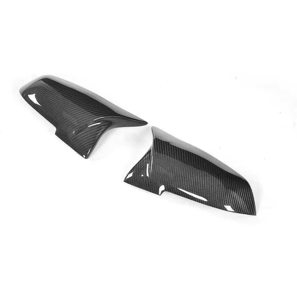 Carbon Fiber Car Side Rearview Mirror Covers Caps for BMW F20 F22 F30 F35 F34 GT F32 X1 LHD 2014 - 2018 Replacement Style