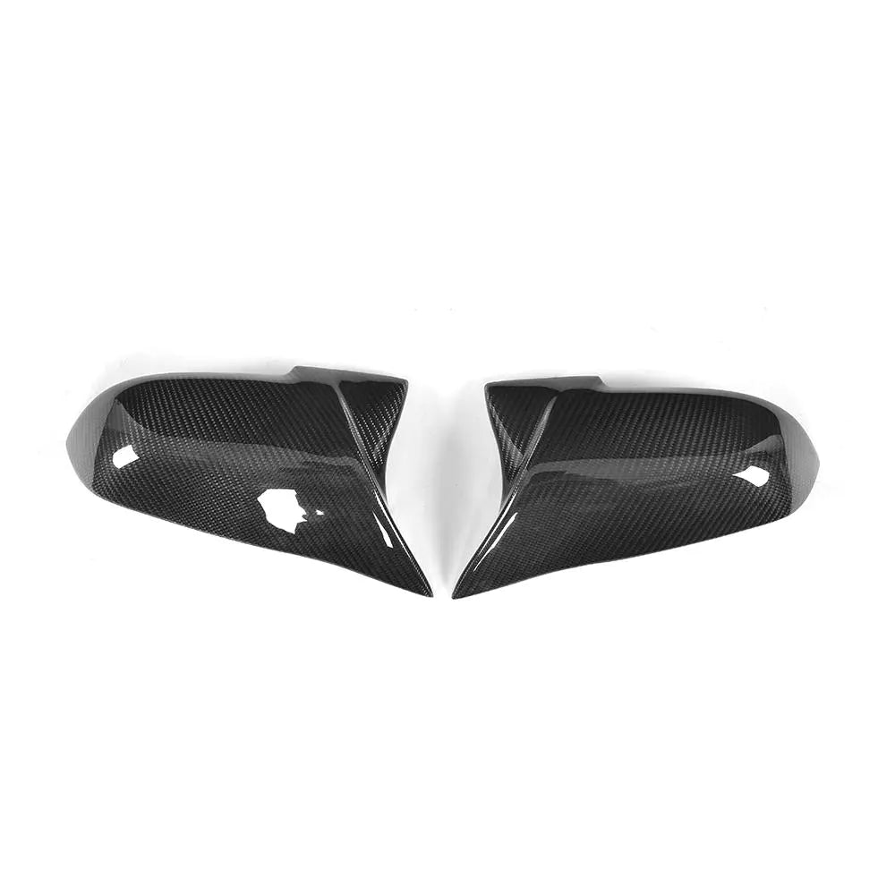 Carbon Fiber Car Side Rearview Mirror Covers Caps for BMW F20 F22 F30 F35 F34 GT F32 X1 LHD 2014 - 2018 Replacement Style