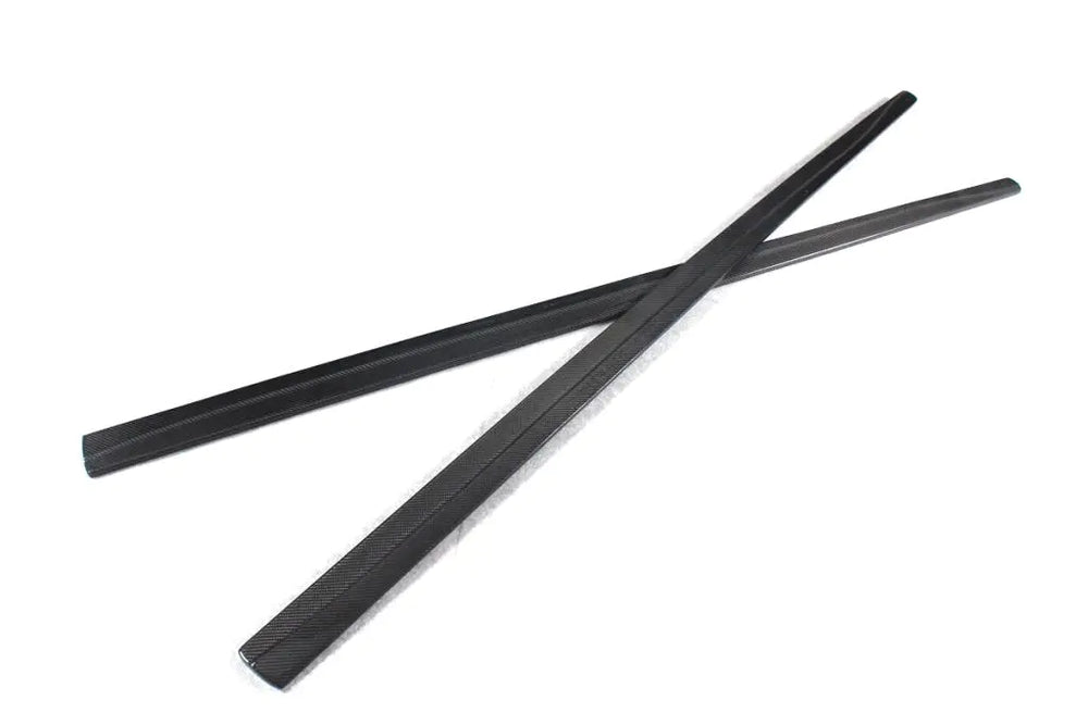 Side Skirts Extension Lip Apron for BMW 4Series F32 M Sport Sedan Coupe Convertible 2014 - 2017 Carbon Fiber