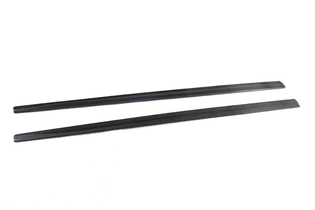 Side Skirts Extension Lip Apron for BMW 4Series F32 M Sport Sedan Coupe Convertible 2014 - 2017 Carbon Fiber