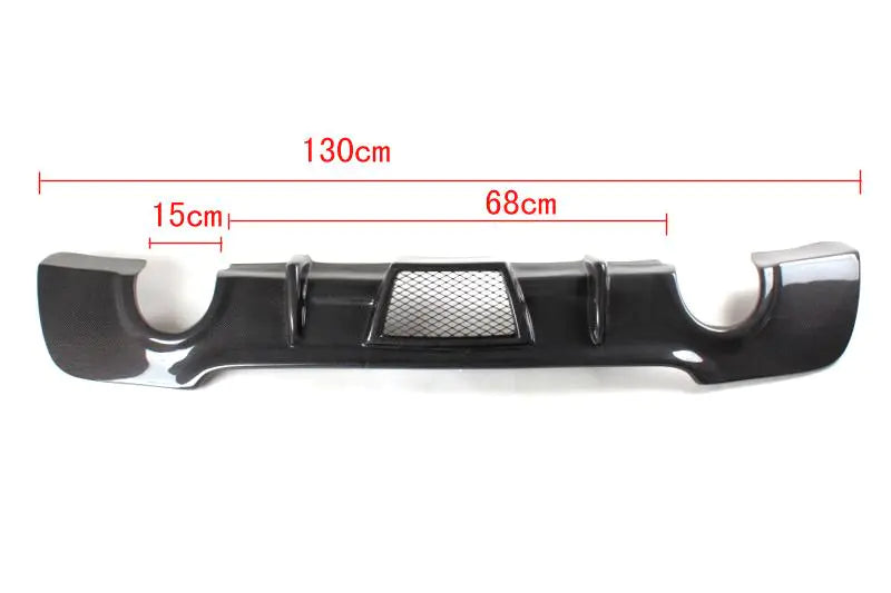 Carbon Fiber Rear Diffuser Bumper Lip Spoiler for BMW 3 Series E92 335i M Sport Coupe Bumper 2008 - 2011