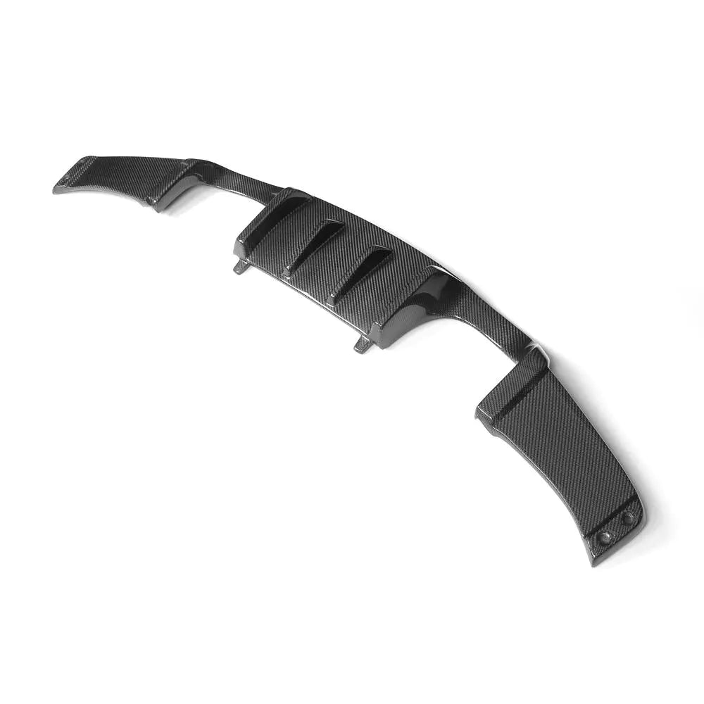 Carbon Fiber Black Auto Rear Bumper Guard Lip Diffuser Spoiler for BMW E92 M3 2008 - 2013 Add On Style