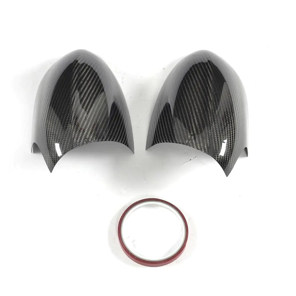 Add on Style Car Rear Review Mirror Cover Caps DRY Carbon Trims for BMW 3 Series E92 M3 Coupe 2008 - 2013