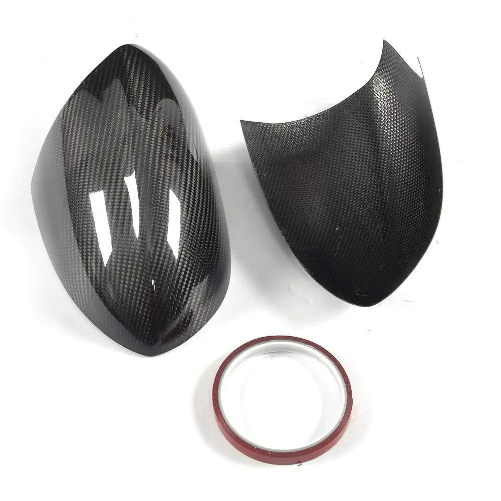 Add on Style Car Rear Review Mirror Cover Caps DRY Carbon Trims for BMW 3 Series E92 M3 Coupe 2008 - 2013