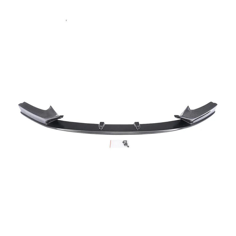 P Style Half Carbon Fiber Front Bumper Lip Spoiler for BMW F22 M235I 2 Series Mtech 2014