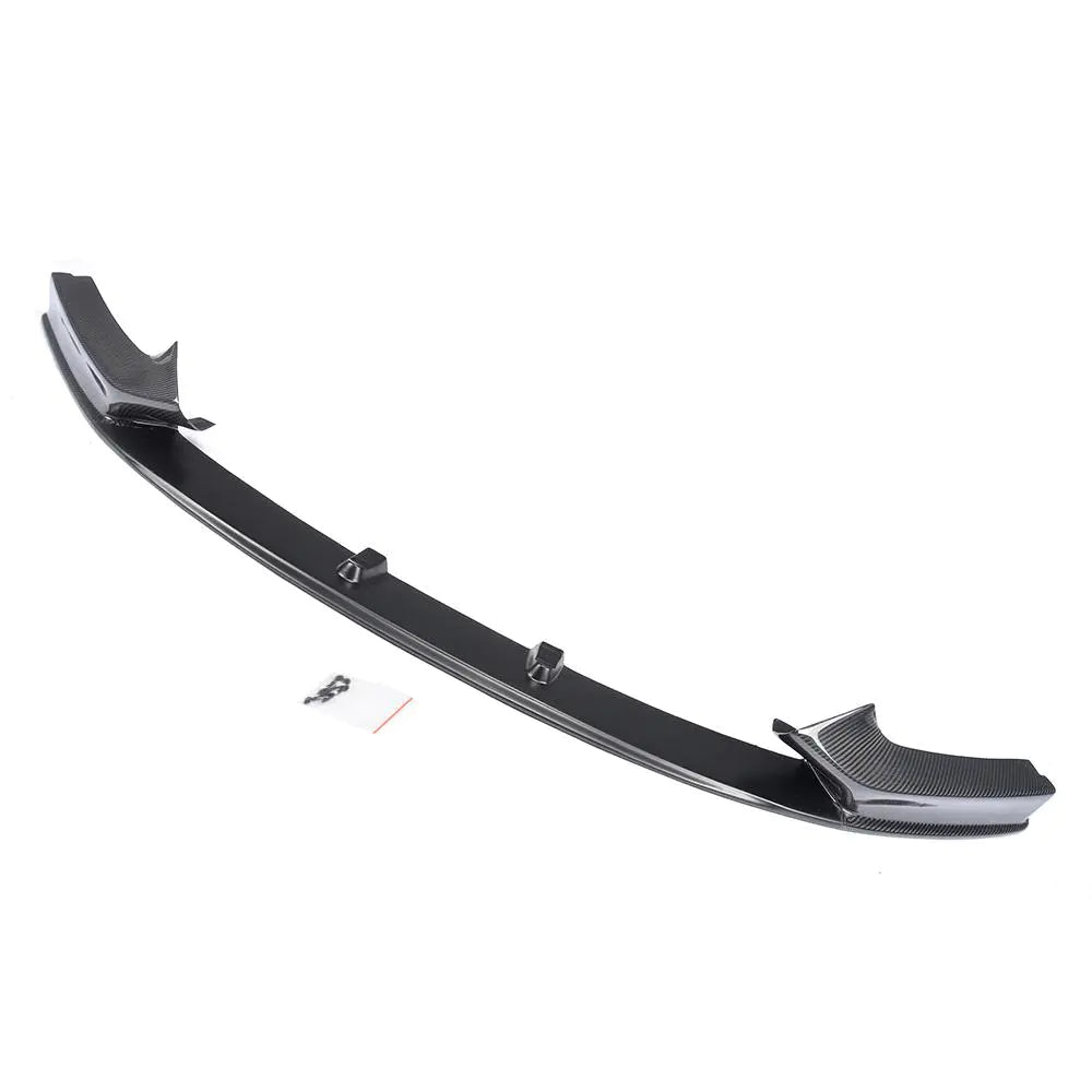 P Style Half Carbon Fiber Front Bumper Lip Spoiler for BMW F22 M235I 2 Series Mtech 2014