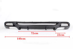 Carbon Fiber Rear Bumper Diffuser Lip For BMW E82 E88 M Sport 2 Door Only 2007-2013 Convertible Non Hatchback Car Accessories