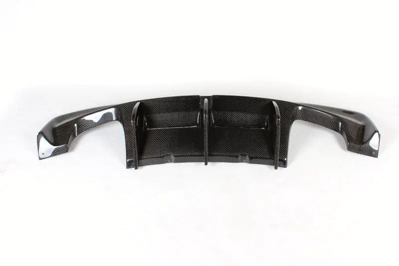 Rear Bumper Diffuser Lip Spoiler for BMW E82 1 Series 1M Coupe 2-Door 2011 2012 2013 Bumper Guard Carbon Fiber