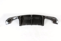 Rear Bumper Diffuser Lip Spoiler for BMW E82 1 Series 1M Coupe 2-Door 2011 2012 2013 Bumper Guard Carbon Fiber