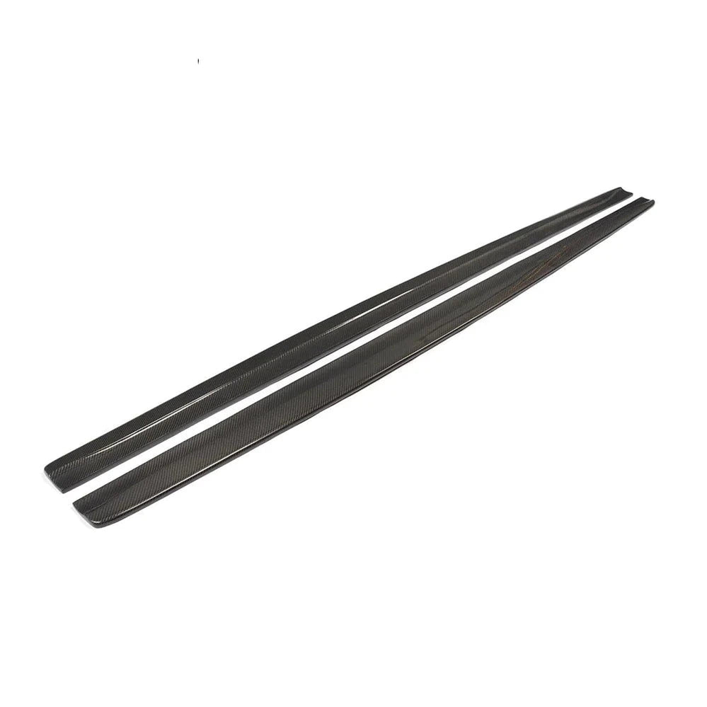For BMW 1 Series E82 1M Coupe Sedan 2011 2012 2013 Side Skirts Extension Lip Body Kits Apron Car Racing Carbon Fiber