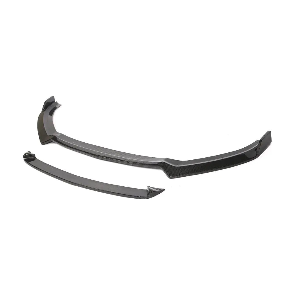 Carbon Fiber Front Bumper Lip Spoiler For Audi A3 Sline S3 2017 - 2019 Front Bumper Lip Spoiler Splitters 2 pieces Per Set