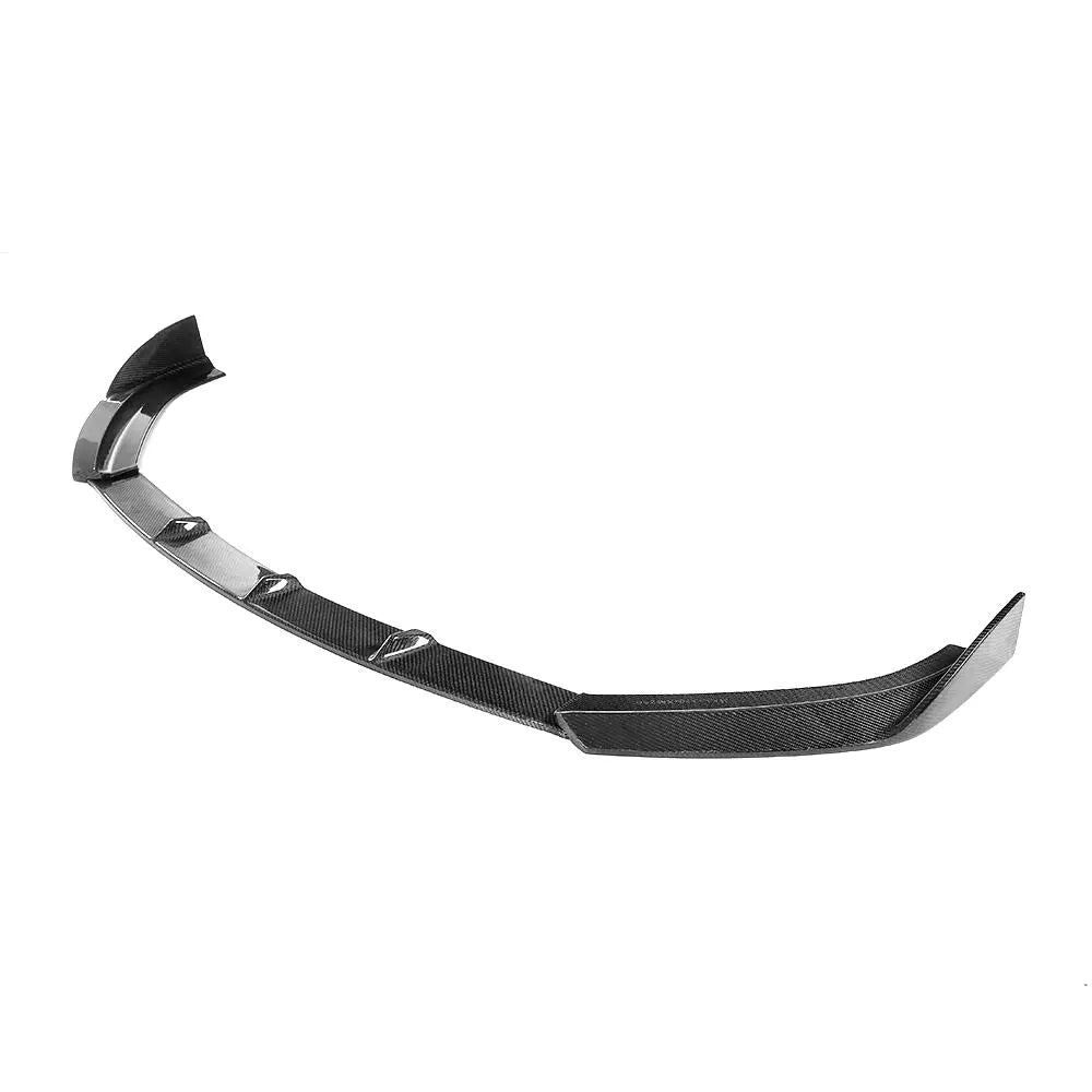 Carbon Fiber Front Bumper Lip Spoiler Splitters for Audi S3 A3 SLINE Base Prestige Progressiv Premium Plus 4-Door 2017 - 2019