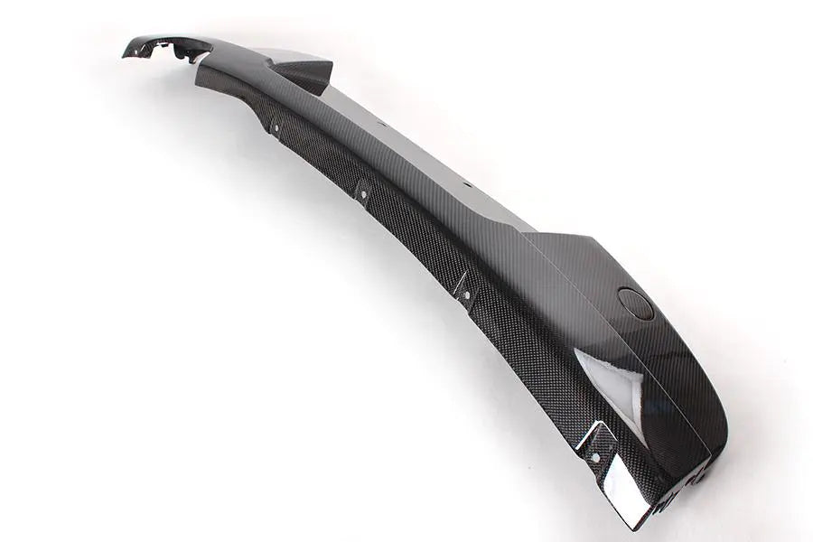Carbon Fiber Rear Bumper Lip Diffuser for BMW E87 M Sport Hatchback 2007-2010 Single exhaust double outlet Car Styling