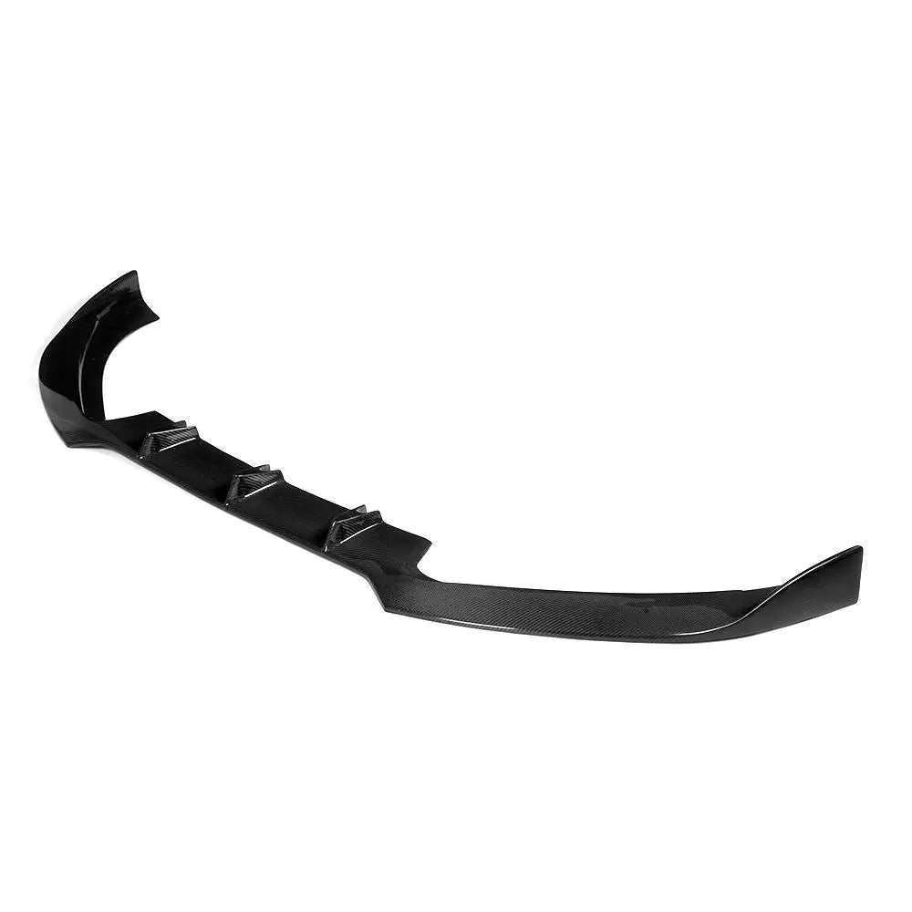 Front Bumper Lip For 2012 - 2015 Audi RS5 Coupe 2-Door Carbon Fiber Bumper Spoiler Guard Protection