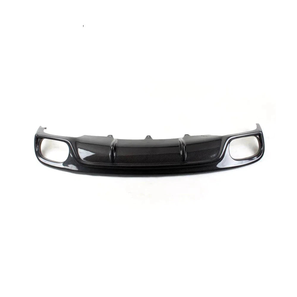 Carbon Fiber Car Rear Bumper Diffuser Lip for Audi A4 B9 Standard Sedan 4-Door 2013 - 2016