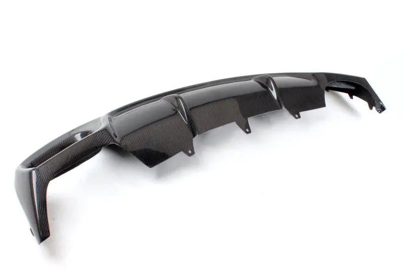 Carbon Fiber Car Rear Bumper Diffuser Lip for Audi A4 B9 Standard Sedan 4-Door 2013 - 2016