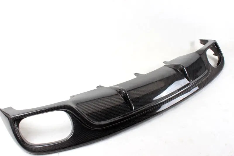 Carbon Fiber Car Rear Bumper Diffuser Lip for Audi A4 B9 Standard Sedan 4-Door 2013 - 2016