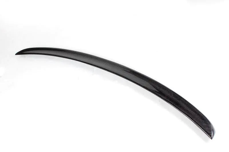 Carbon Fiber Car Auto Car Rear Trunk Boot Lip Spoiler Sticker Wing for Audi A4 B8 B9 2009 - 2015