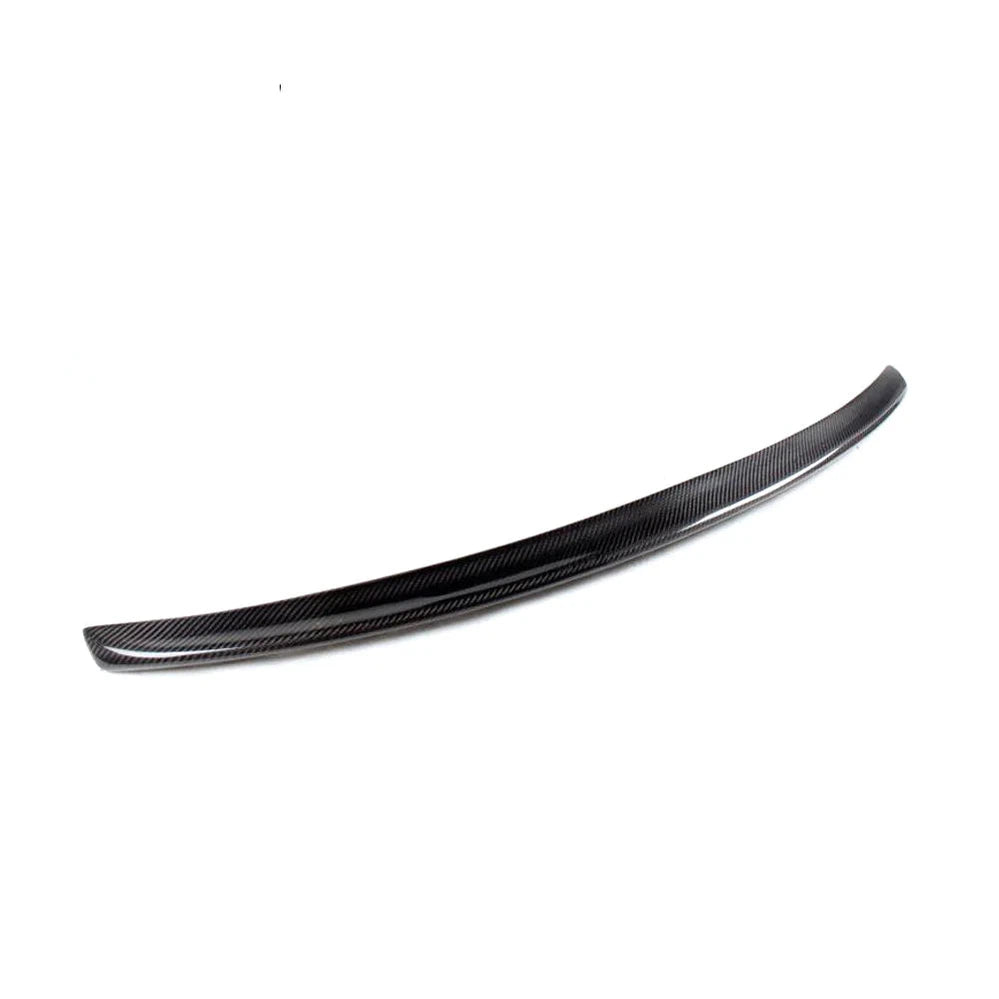 Carbon Fiber Car Auto Car Rear Trunk Boot Lip Spoiler Sticker Wing for Audi A4 B8 B9 2009 - 2015