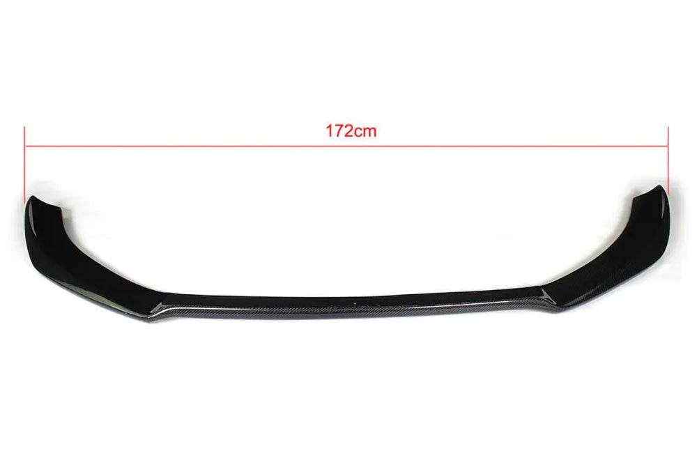 Carbon Fiber Car Front Bumper Lip Spoiler Splitters for Audi A4 B8 S4 S-line Sedan 4-Door 2009 - 2012