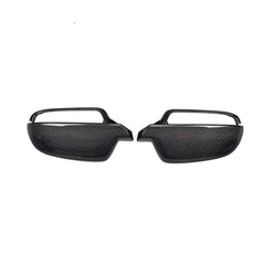 Carbon Fiber Replacement Style Car Side Mirror Covers Trim for Audi A4 B9 2013 - 2015 A5 2010 - 2015 Without Side Assist holes