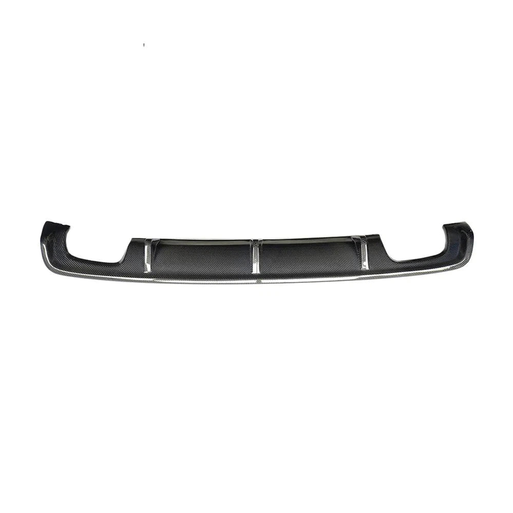 Carbon Fiber Rear Diffuser Lip Bumper Guard Spoiler for Audi A3 Standard Sedan 8V 4 Door 2013 - 2016