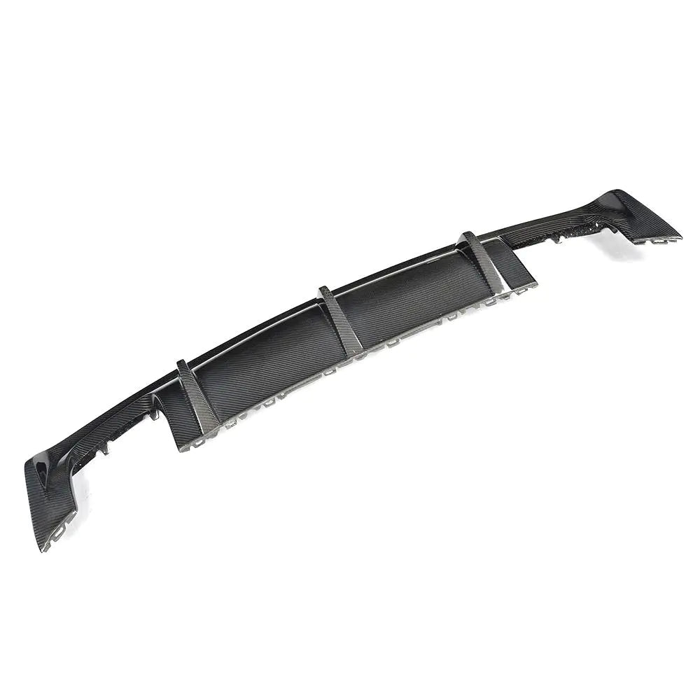 Carbon Fiber Rear Diffuser Lip Bumper Guard Spoiler for Audi A3 Standard Sedan 8V 4 Door 2013 - 2016