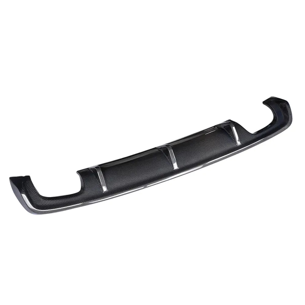 Carbon Fiber Rear Diffuser Lip Bumper Guard Spoiler for Audi A3 Standard Sedan 8V 4 Door 2013 - 2016