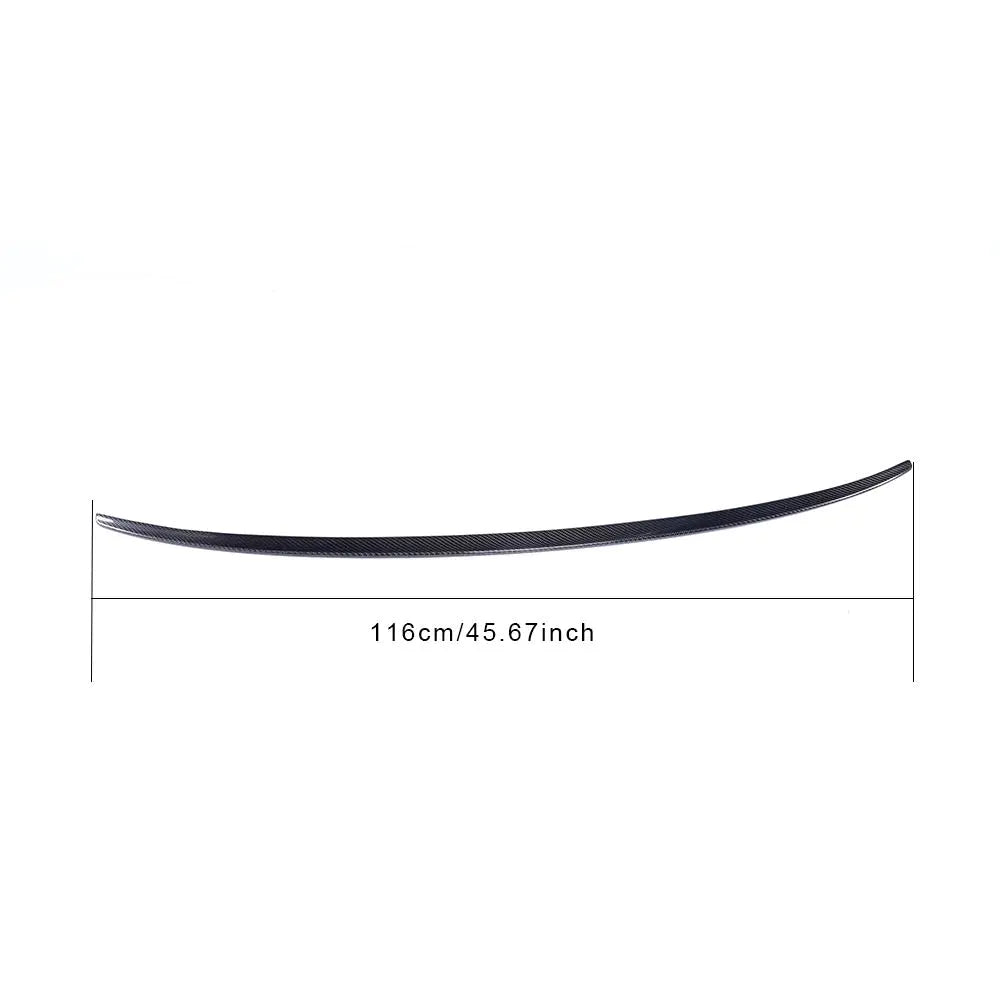 Carbon Fiber Auto Car Rear Trunk Wing Boot Lip Spoiler for Audi A3 / A3 Sline / S3 Sedan 2013UP