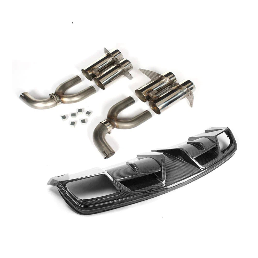 JC-XP309 Carbon Fiber Rear Bumper Diffuser Lip for Mercedes-Benz CLA-Class C117 CLA250 CLA260 CLA45 AMG Sedan 2013 2014 Exhaust