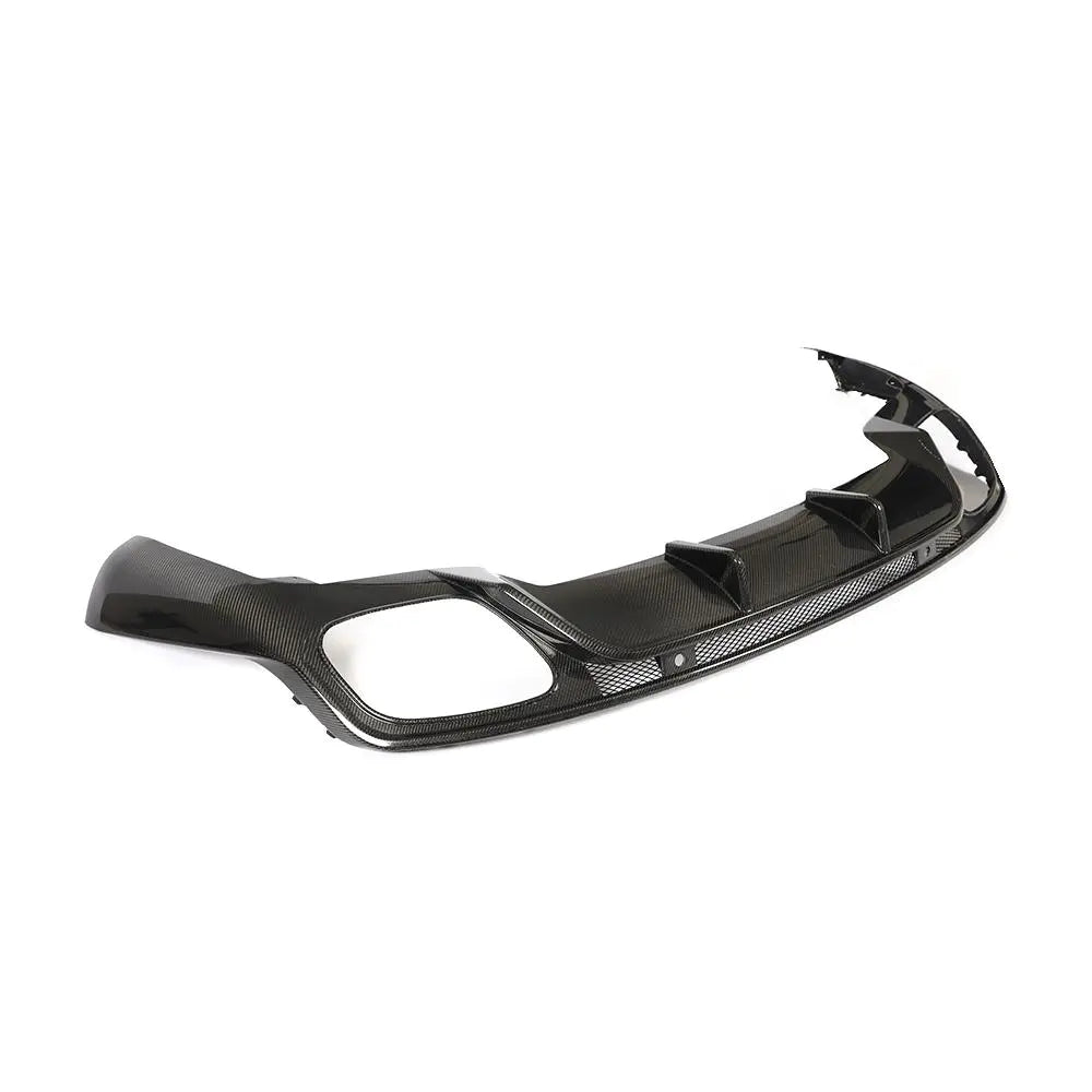 Carbon Fiber Rear Diffuser Valance for Porsche Panamera 971 4S Hatchback 4-Door 2017-2019