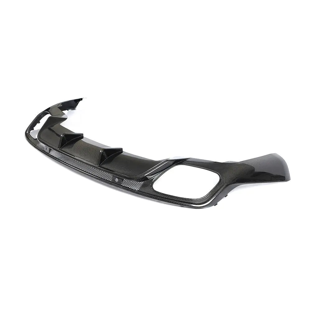 Carbon Fiber Rear Diffuser Valance for Porsche Panamera 971 4S Hatchback 4-Door 2017-2019