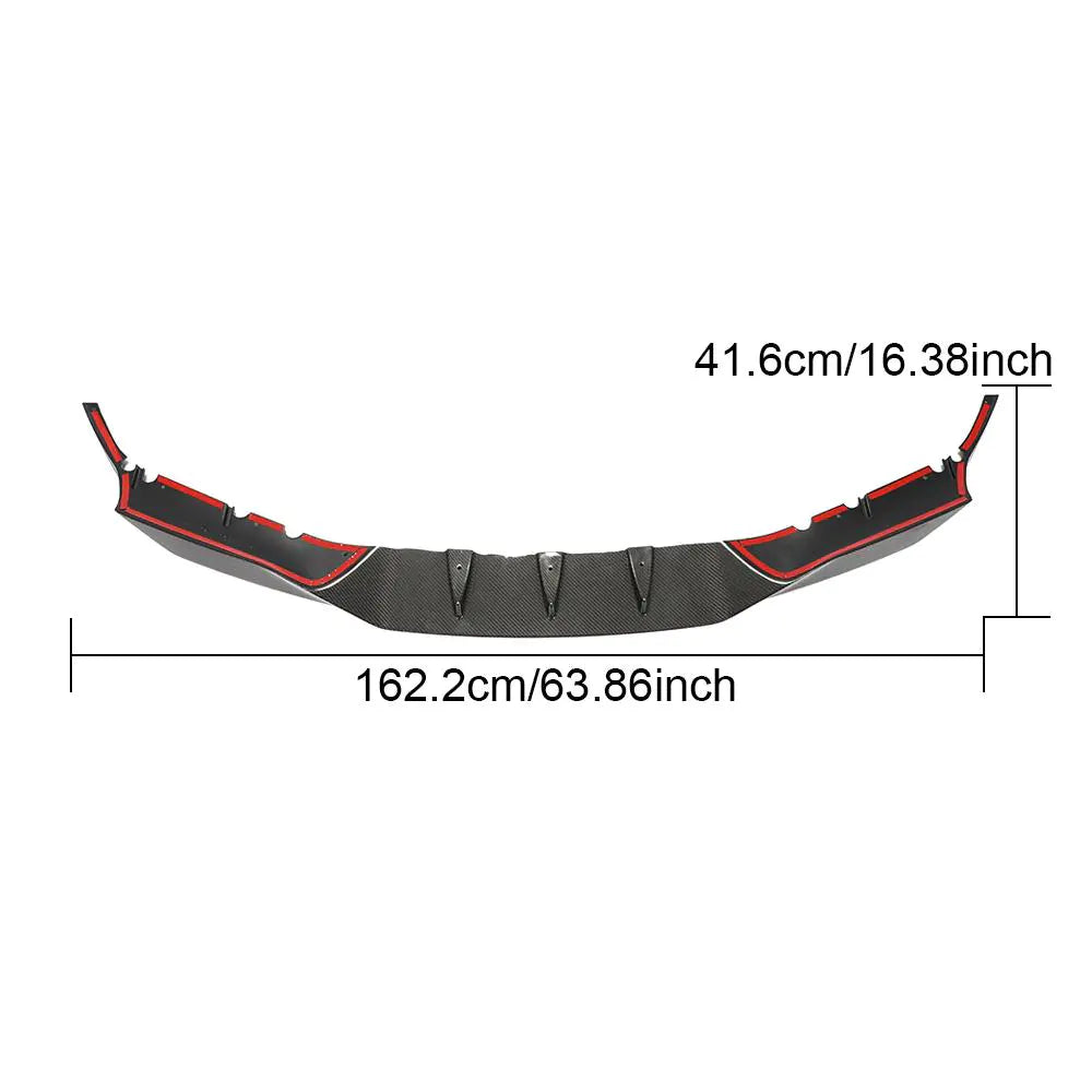 Customized Carbon Fiber F90 M5 Car Front Spoiler Lip for BMW M5 2018 2019 2020
