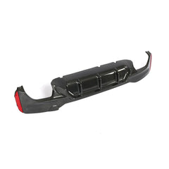 G30 M TECH Bumper Carbon Fibre Rear Diffuser with Tail Pipes for BMW G31 G38 520i 530i 540i M Sport 17-19