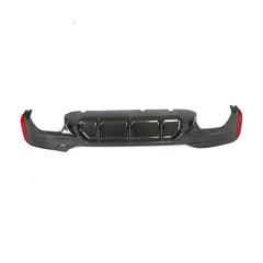 G30 M TECH Bumper Carbon Fibre Rear Diffuser with Tail Pipes for BMW G31 G38 520i 530i 540i M Sport 17-19
