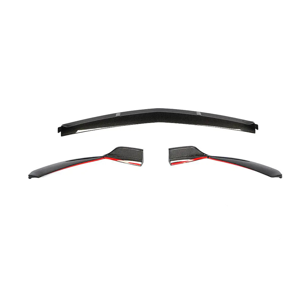 Carbon Fiber NEW C-Class W205 Facelift Front Lip Spoiler for Mercedes Benz W206 C300 Sport 2019 2018