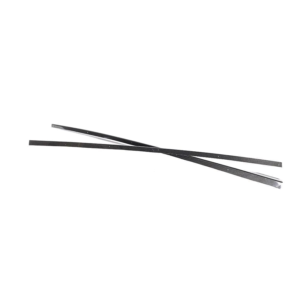 S5 Side Door Skirts Carbon Fiber Extension for Audi S5 B9 A5 SLINE Sportback 4-Door 2017 2018 2019