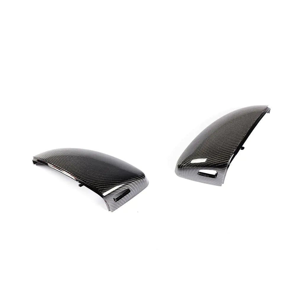 TT Carbon Fiber Mirror Covers for Audi TT 8S MK3 TTS TTRS TT SLINE 2-Door 15-19 with side lane assist hole