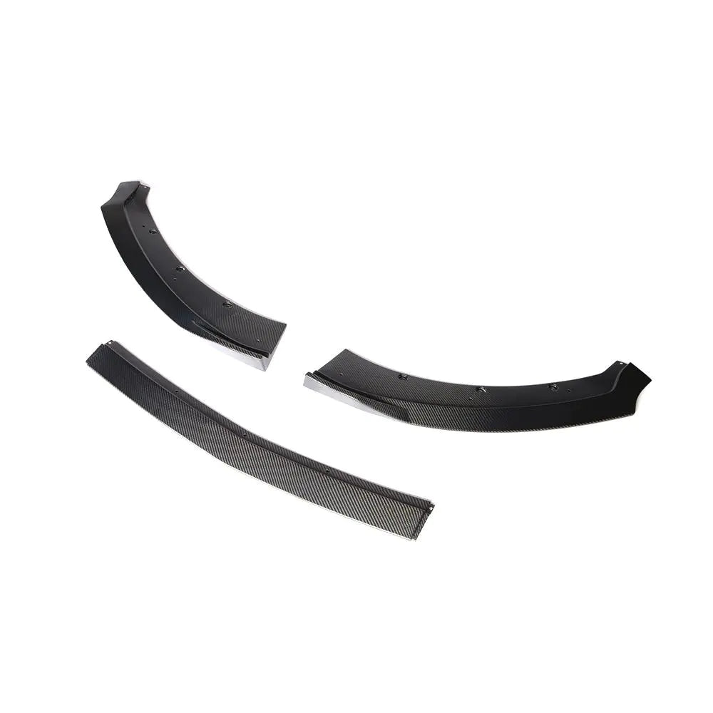 3pcs/set Carbon Fiber Front Bumper Spoiler for Ford Mustang Coupe 2-Door 2015-2017