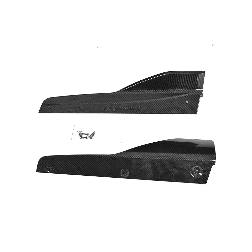 F80 M3 F82 M4 Carbon Fiber Side Skirts Extension Aprons for BMW M3 M4 Coupe 2014-2017 body kits