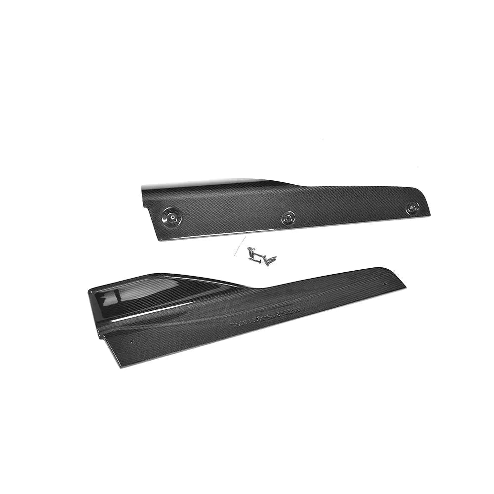 F80 M3 F82 M4 Carbon Fiber Side Skirts Extension Aprons for BMW M3 M4 Coupe 2014-2017 body kits