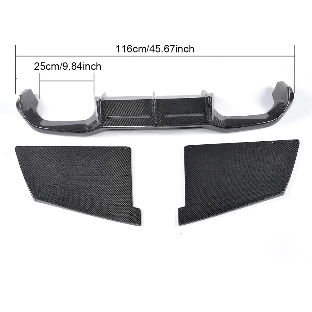 Forged Composite Carbon Fiber F87 M2 Rear Diffuser for BMW 2 Series 2014-2017