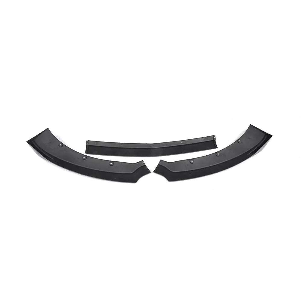 Glossy Black FRP Front Spoiler Lip for Ford Mustang GT V6 V8 2-Door 15-17