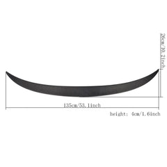 Car Carbon Fiber Rear Trunk Wing Spoiler for BMW X6 F16 15-16