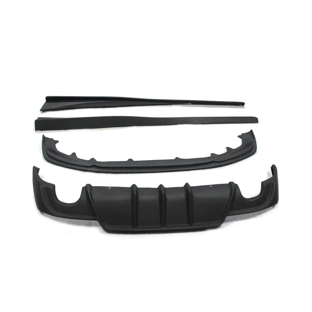 PU Black Unpainted Rear Bumper Lip for Lexus IS IS250 IS350 Sedan 2013-2015