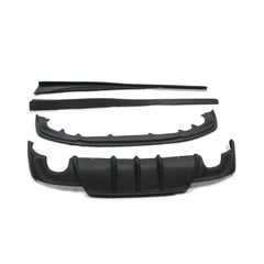 PU Black Unpainted Rear Bumper Lip for Lexus IS IS250 IS350 Sedan 2013-2015